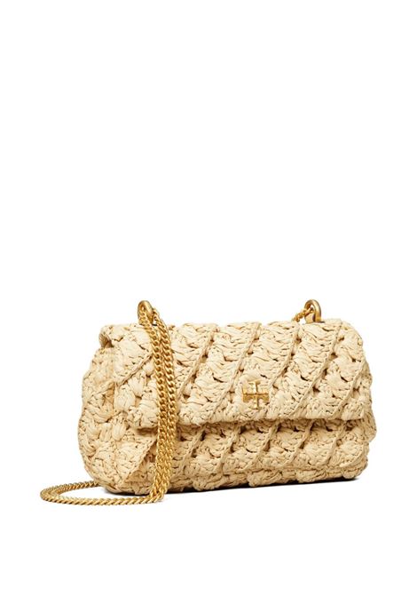 Borsa a spalla Kira con catena in beige Tory Burch - donna TORY BURCH | 175034254
